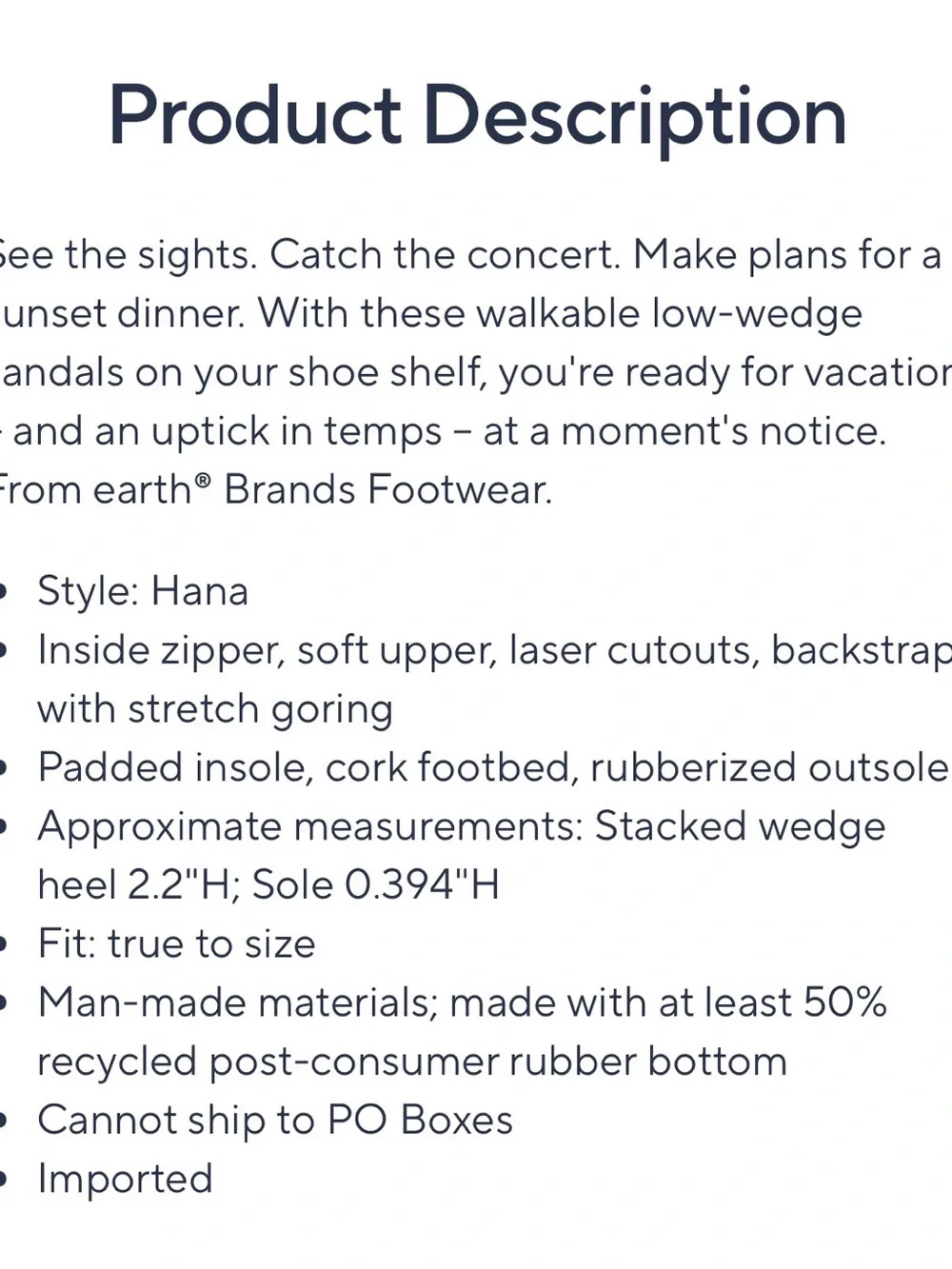 Earth Black Laser-Cut Peep Toe Wedge Sandals